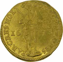 Ducat 1673 back